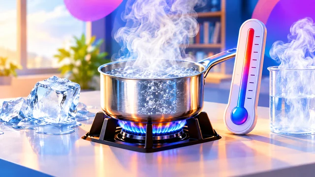 Glace, eau, vapeur