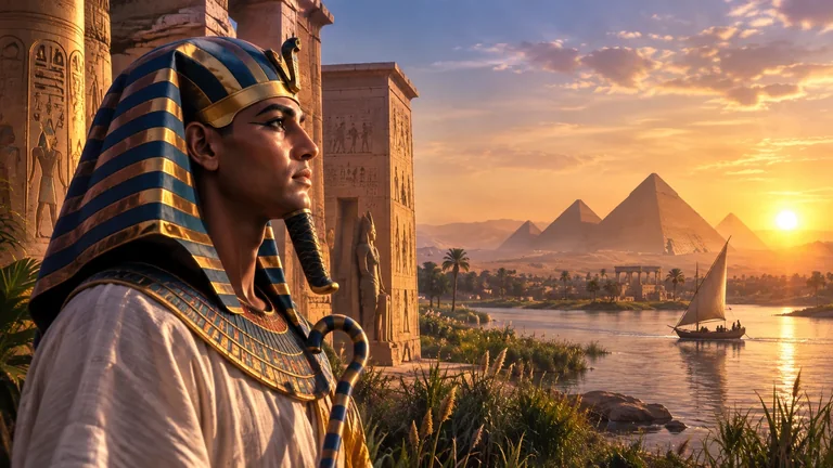 Illustration : L’Égypte antique — pharaons et grandes dynasties