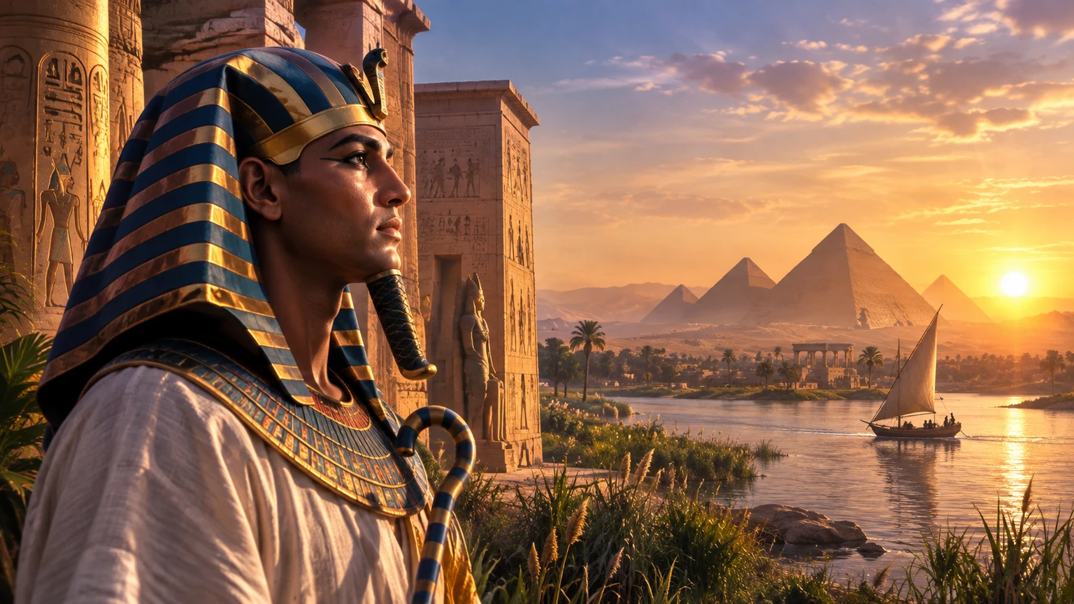 Illustration : L’Égypte antique — pharaons et grandes dynasties