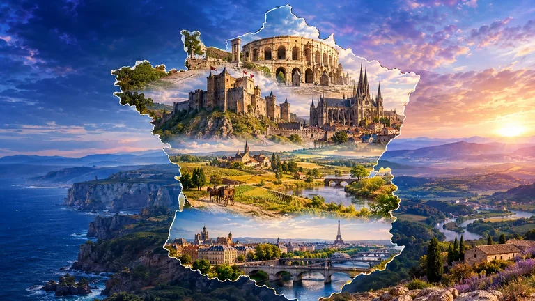 Illustration : La formation de la France