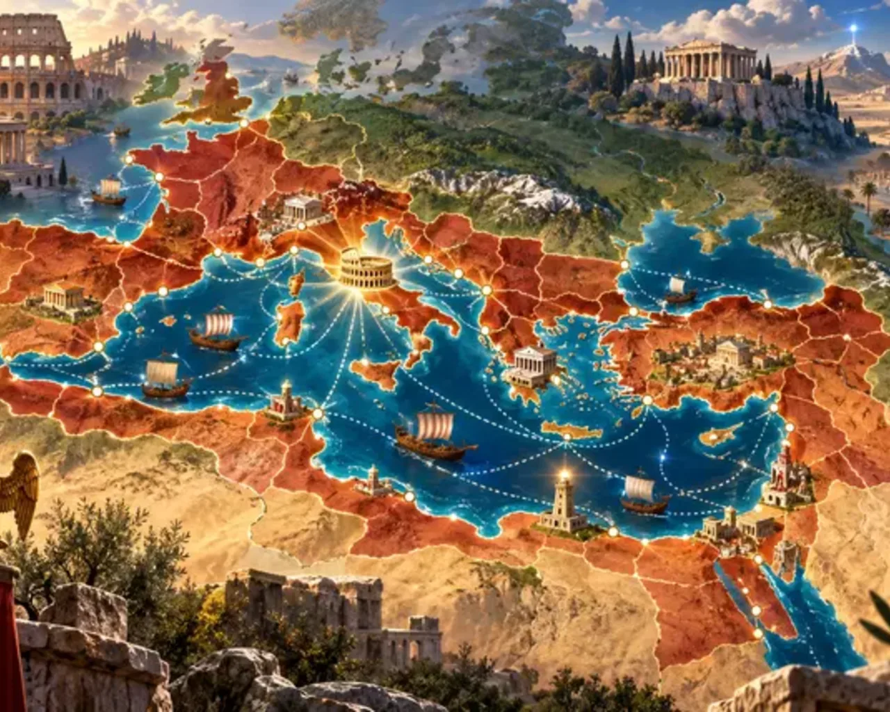 Illustration du parcours « L’Empire romain dans le monde antique »
