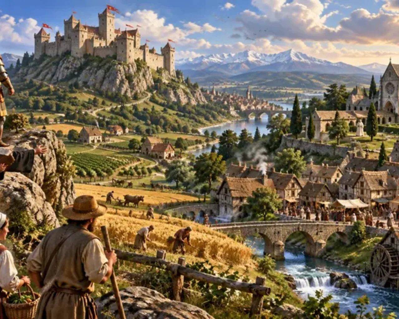 Illustration du parcours « Société, Église et pouvoir dans l’Occident féodal »