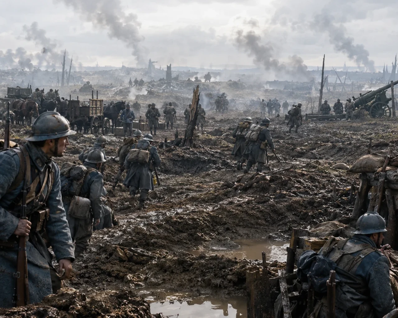 Illustration de la story « La Première Guerre mondiale »