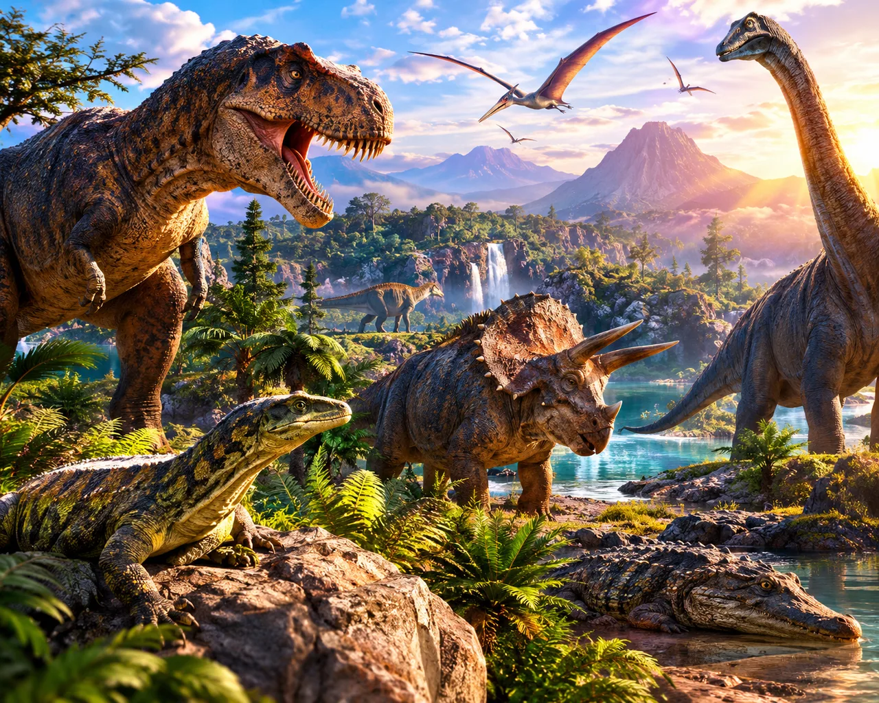 Illustration de la story « Reptiles et dinosaures »