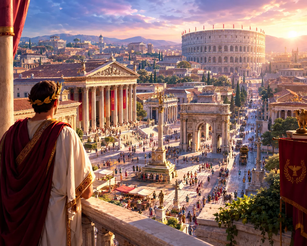 Illustration de la story « Rome, centre de l’Empire »