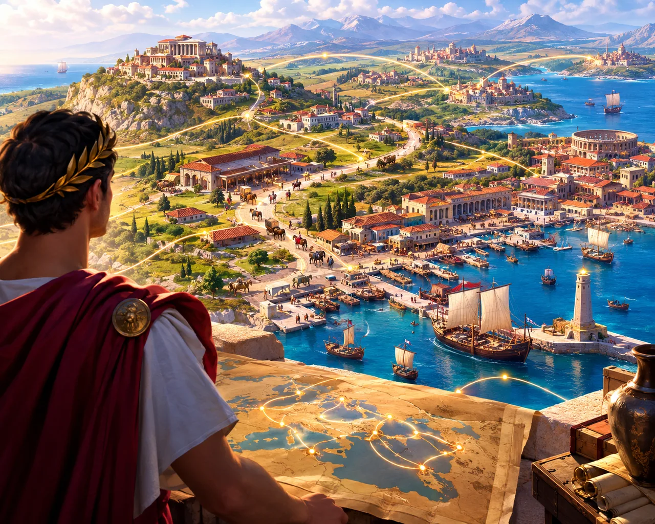 Illustration de la story « Tenir un empire immense »
